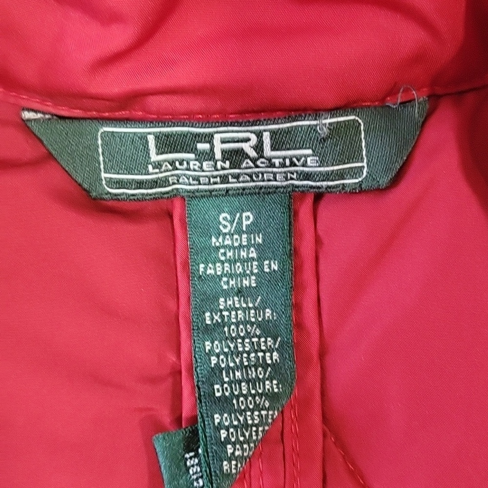 L-RL Women's Red Quilted Jacket - Picture 9 of 16